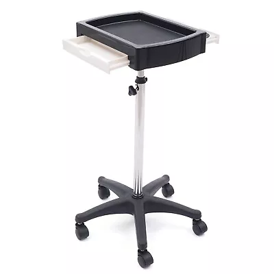 Hair Trolley Beauty Salon Use Pedestal Rolling Wheel Cart Stand Storage Rack • $48