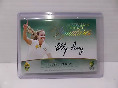 2015-2016 AUSTRALIA Cricket Signature Card ELLYSE PERRY PROMO SIGNED AUTO WBBL • $299.99