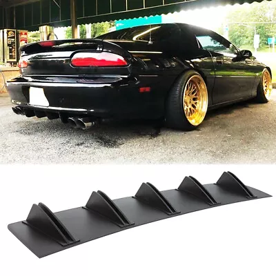 Rear Bumper Diffuser Shark 10Fins Spoiler Lip Splitter Wing For Chevrolet Camaro • $39.11