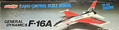 Vintage Pilot F-16a Prop Jet Rc Model Airplane Kit Missing Parts #1086 • $112.50