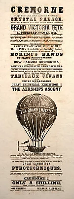 Steampunk Airship Art Poster Print Ship Ascent • $16