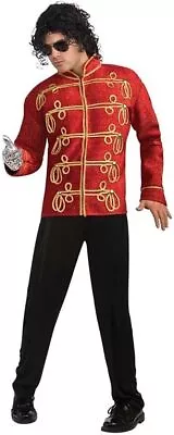 Michael Jackson Red Military Jacket Pop Star Halloween Deluxe Adult Costume • $59.95