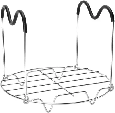 Steamer Rack Trivet With Handles Compatible For Instant Pot 6 & 8 Qt Accessories • $13.89