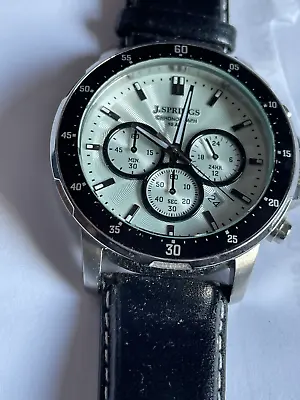 J SPRINGS Aviator Mens Pilot Watch-Breitling Look For Less • $99
