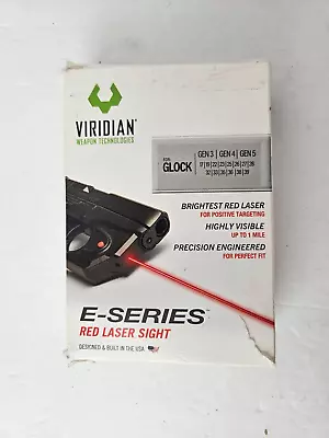 Viridian E-Series Red Laser For Glock GEN 3 GEN 4 GEN 5 • $59