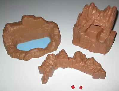 Marx 1970s Prehistoric Play Set 3398 Terrain Accessories • $25