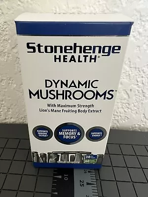 Stonehenge Health Dynamic Mushrooms Supports Memory And Focus Energy And Immune • $48.77