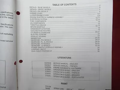 2004 Evinrude E-Tec OEM 135150175 HP D.I. Models Parts Catalog 5005685 • $8.25