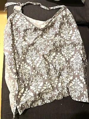 Nursing Cover For Breast Feeding -Udder Cover. White And Grey Pattern • $13