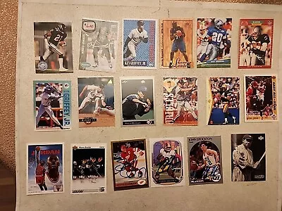 Huge (850+) Multi Sport Card Lot W Mostly Stars Rookies Vintage & HOF -Big Names • $0.99