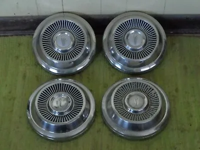 65 66 67 Plymouth Dog Dish HUB CAPS 10  Set Of 4 Mopar 1965 1966 1967 Hubcaps • $199.95