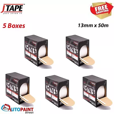 J Tape Smooth Soft Edge Foam Masking Tape 13mm X 50m - JTape 5 Boxes • £65.49