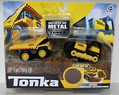 Tonka Tough Metal Movers Mighty Dump Truck Bulldozer  • $19.99