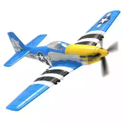 P51D RC Plane 2.4G 4CH 6-Axis EPP 400mm P51D Mustang RTF Airplane One- • $124.99