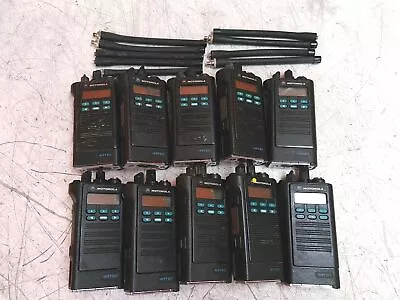 Lot Of 10 Defective Motorola Astro H04KDF9PW7AN Handie-Talkie FM Radio AS-IS • $480