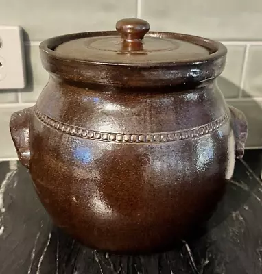 Vintage Bendigo Pottery Large Biscuit Barrel - One Owner • $70