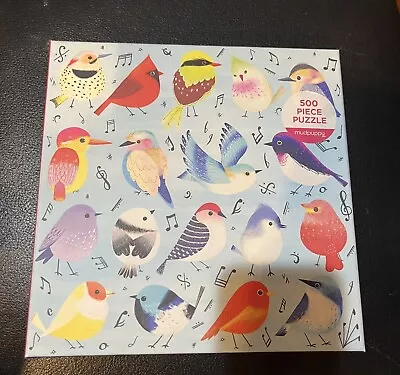 Mudpuppy “Songbirds” 500 Piece Jigsaw Puzzle COMPLETE • $6