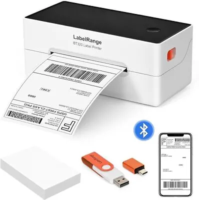 Bluetooth Thermal Shipping Label Printer LabelRange BT320 Can Print From IPhone • $41.99