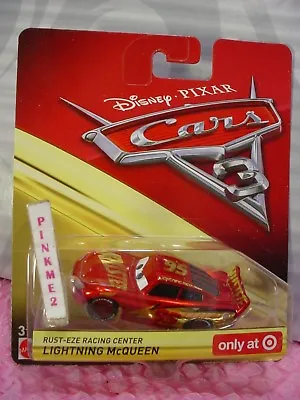 2017 Rust-eze Racing Center LIGHTNING McQUEEN✿Red✿Target Exclusive✿PIXAR Cars 3 • $14.95