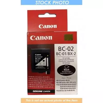 0881a002 Canon Bc-02 Ink Cartridge Black • £94.84