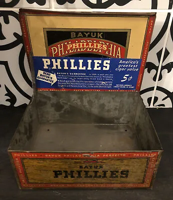 Vintage Phillies Cigar Tin Box • $24