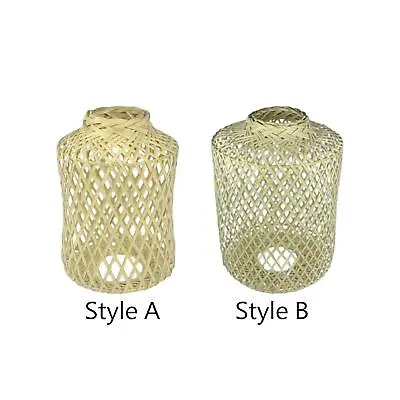 Pendant Lamp Shade Small Home Decor Hand Knitted Ceiling Light Shade For Bedroom • £9.13
