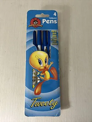 $9.95 • Buy Vintage 1997 Looney Tunes Tweety Bird Dixon Ticonderoga Ballpoint Pens!