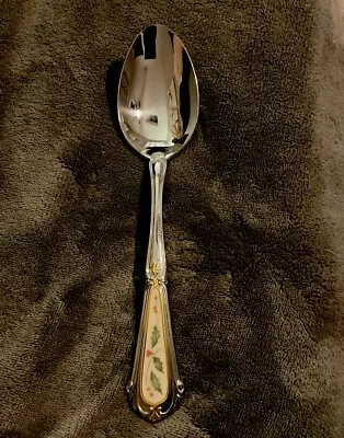 Lenox Holiday Serving Spoon Flatware Seller Preowned No Box • $24