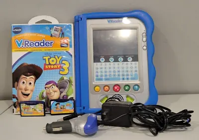 Vtech V.Reader Interactive E-Reading System With 2 Books And 12V Car Plug • $21.78