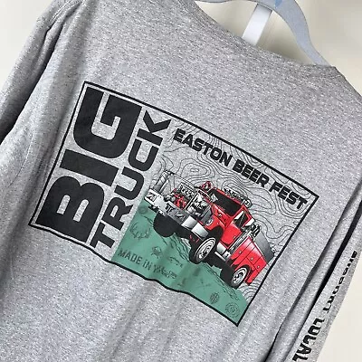 Easton Beer Fest Long Sleeve T-Shirt Maryland Eastern Shore Big Truck Mens XL • $19.99