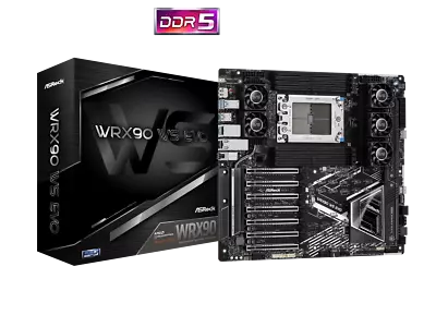 ASRock WRX90 WS EVO SATA 6Gb/s DDR5  AMD Ryzen Threadripper PRO 7 X PCIe 5.0 X16 • $1099.99