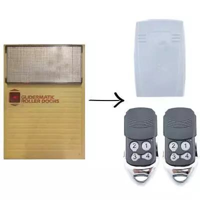 To Suit Gliderol Garage Door Remote Upgrade Kit Glidermatic Cream Deluxe Motors • £80.79