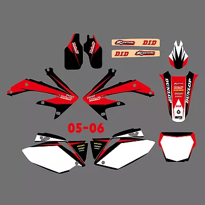 MX Graphics Decals Stickers Kits For Honda CRF450R 2005-2006 Crf 450r • $50.34