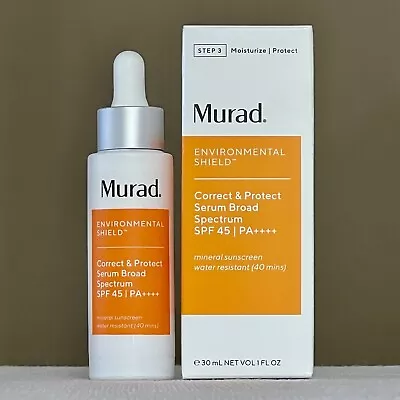 Murad Environmental Shield Correct & Protect Broad Spectrum Spf45 Pa++++ New • $39.97