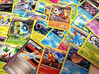 $7.95 • Buy Pokemon TCG 50 CARD LOT : Rare Common Uncommon GUARANTEED RARES & HOLOS