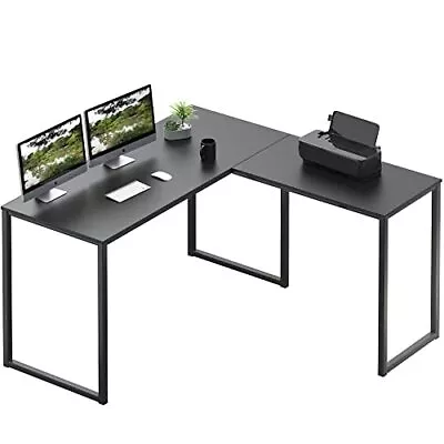 48inch Mission Lshaped Home Computer Desk Black • $134.83