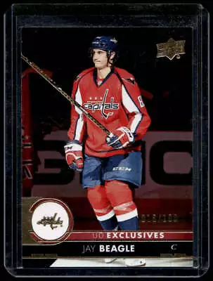 2017-18 Upper Deck UD Exclusives #187 Jay Beagle SN100 Capitals 2114 • $0.77