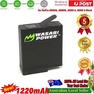 WasabiPower Battery For GoPro Hero 5 Hero 5 Black Hero(2018) Hero 6 Hero 7 Black • $25.98