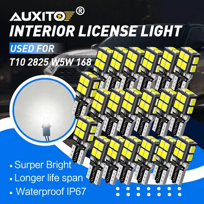 Canbus Error Free 20x 194 168 2825 W5W LED Bulb Car Dome Map License Plate Light • $19.79