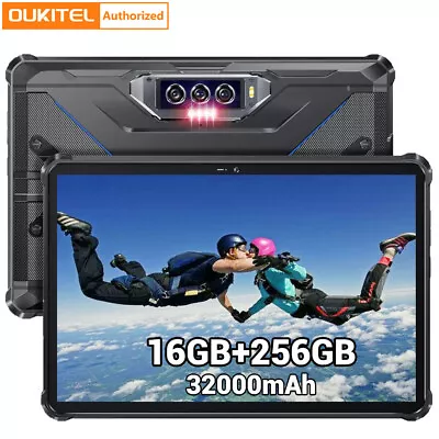 OUKITEL RT7 TITAN Rugged Tablet 32000mAh 12GB+256GB Tablet PC EBook Readers 4G • $305