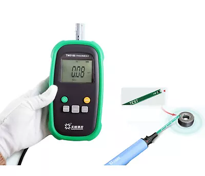 $108.20 • Buy Tesla Gauss Meter Magnetometer Surface Magnetic Field Tester Radial Hall Probe