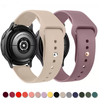 Silicone Strap Watch Band For Samsung Galaxy Watch 6 5 Pro 40/44mm Classic 42/46 • $11.34