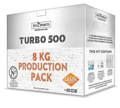 Still Spirits 1x Classic 8 Yeast (240g) Turbo Production Pack With 8kg Turbo Sug • $79
