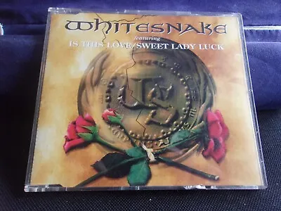 Whitesnake - Is This Love - Sweet Lady Luck - Now You're Gone Cdem 329 Cd Single • £2