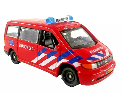 Hongwell Mercedes Benz Vito Brandweer Van Red  6.5cm Long Dutch Fire Service • $9.82