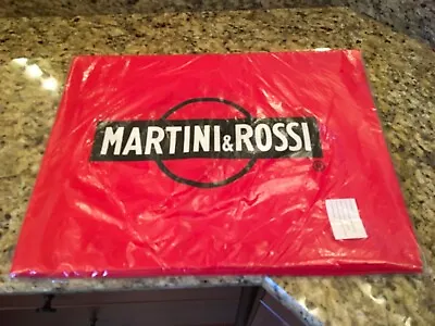 $10 • Buy New  Martini & Rossi 60 X60  Fabric Tablecloth Man Cave, Bar