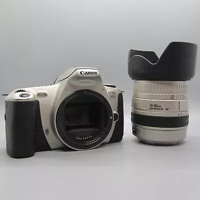 Canon EOS 300 SLR Film Camera With Sigma UC 28-105mm F/3.8-5.6 III Lens Tested • £64.99