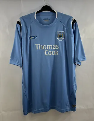 Manchester City Home Football Shirt 2004/06 Adults XXL Reebok A70 • £49.99