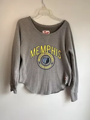 Sportige Size Large Memphis Grizzlies Women’s Long Sleeve Grey Sweatshirt • $9.94