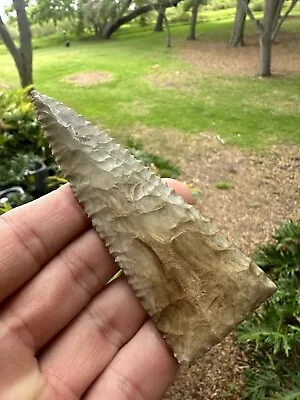 Native American Missouri Triangle Blade Artifact Arrowhead • $125
